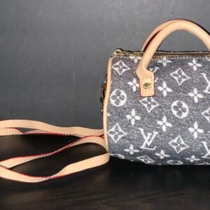 Mini Purse LV Black Denim