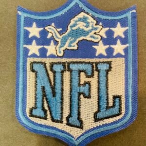 Detroit Lion Iron On Patch Small