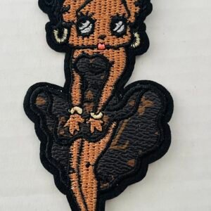 Louis Vuitton Dark brown Iron On Patch Small