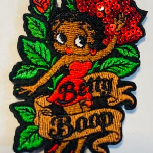 Betty Boops Iron On Patch Small