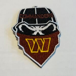 Commanders Iron On Patch Small
