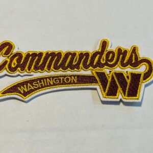 Commanders Iron On Patch Small