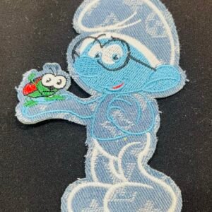 Louis Vuitton Smurf Iron On Patch Small